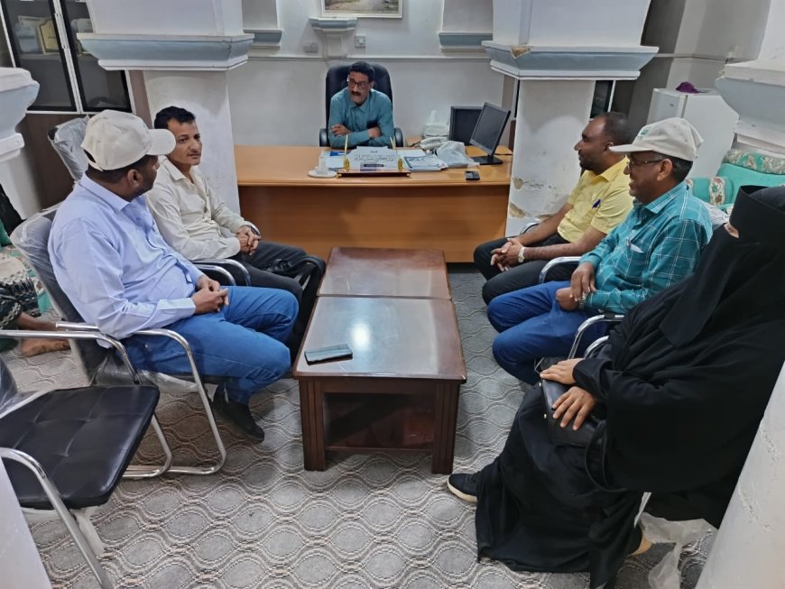 مدير عام تريم يلتقي فريق منظمة صُنّاع النهضة لمناقشة تدخلات تحسين سبل العيش بوادي عدم