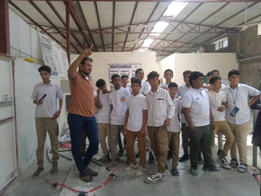 طلاب مدرسة سعيد ناجي يتعرفون على فرص التعليم الفني في المعهد المهني الصناعي بالمنصورة