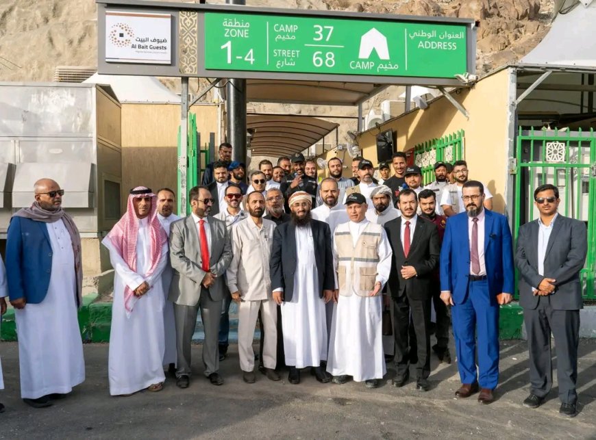 وزير الأوقاف يتفقد مخيمات حجاج بلادنا في المشاعر المقدسة