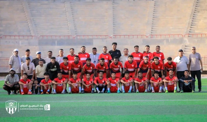 بعثة الفريق الأول لكرة القدم بنادي شعب حضرموت تغادر سيئون نحو المكلا بعد ختام معسكر وادي حضرموت الإعدادي