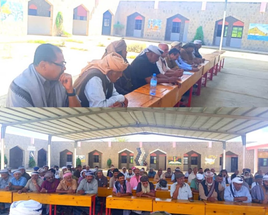 مشايخ وأعيان لودر والسلطة المحلية يصدرون بياناً هاماً بشأن الأحداث الأخيرة ويؤكدون دعمهم لفرض الأمن والاستقرار