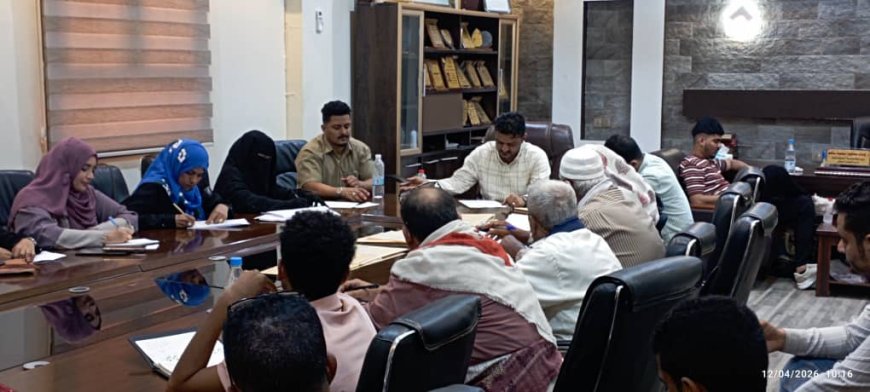 محلي الشيخ عثمان يفتتح مظاريف سبع مناقصات ضمن مشاريع البرنامج الاستثماري لعام 2026