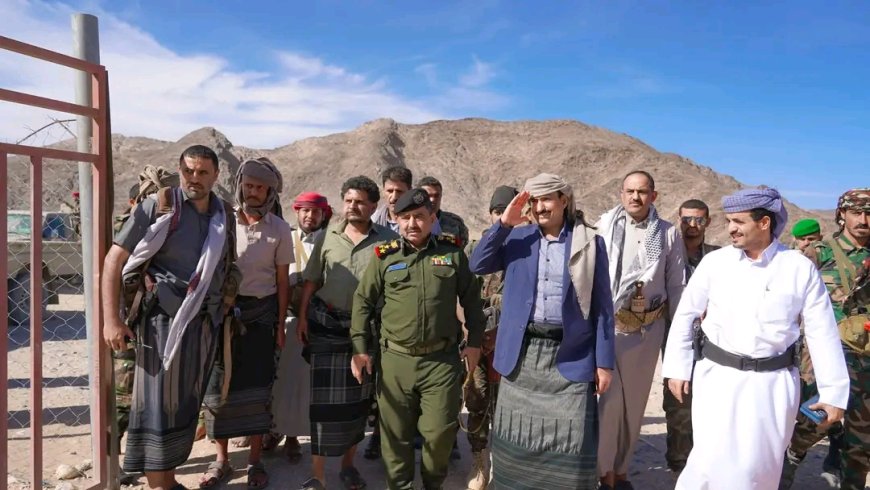 المحافظ بن الوزير يقوم بزيارة تفقدية لمنطقة خورة، ويدشن اولى مشاريع الطرق "طريق الحجر خورة"