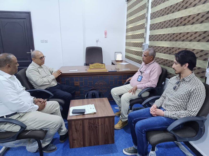 ​مدير عام تبن يبحث مع خبراء منظمة الفاو ترتيبات تدريب الشباب على مهارات التسويق الزراعي بصبر