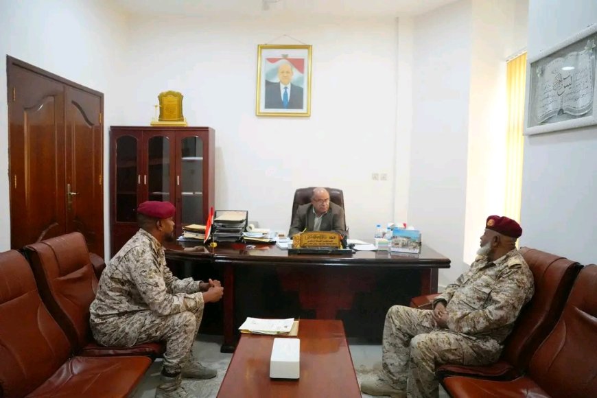 عضو مجلس القيادة محافظ حضرموت يطّلع على التحضيرات لإحياء الذكرى العاشرة لانتصار 24 إبريل المجيد