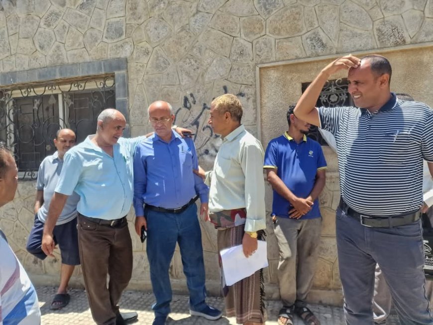 تعز.تسليم الجهة المنفذة موقع مشروع الصرف الصحي في حي البريد بمديرية المظفر