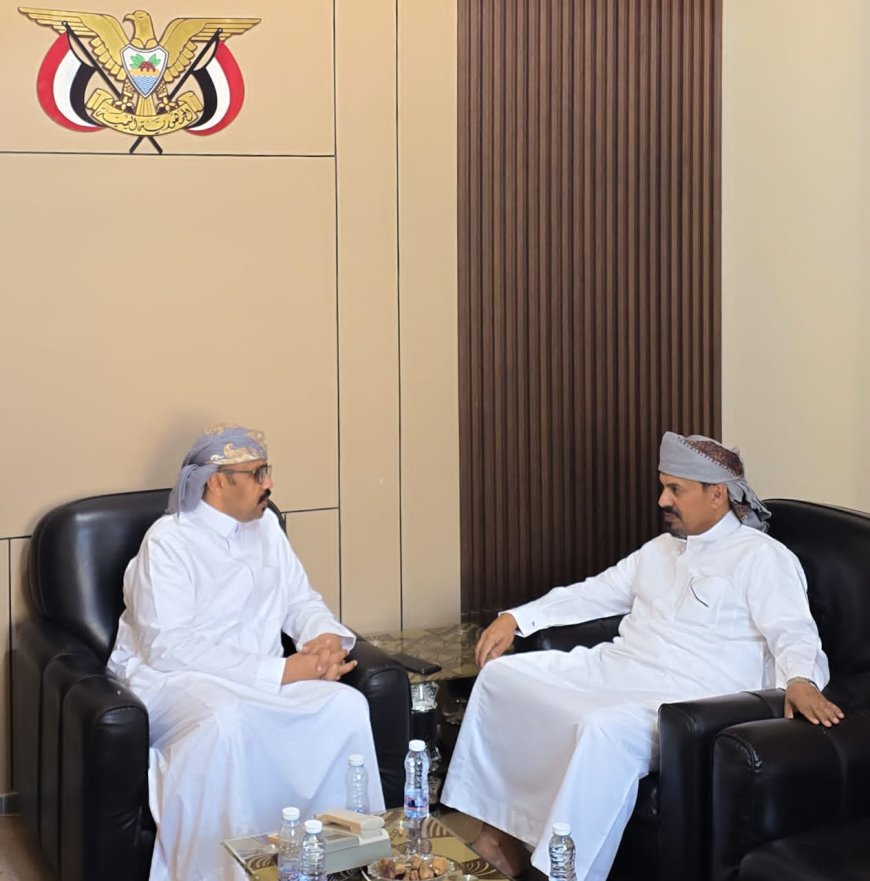 التميمي مدير عام مصلحة شؤون القبائل يبحث مع مستشار الوكيل المساعد لشؤون الصحراء سبل التعاون وتنسيق الجهود