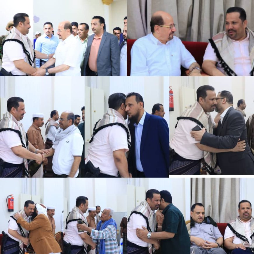 يتقدمهم رئيس الوزراء.. مسؤولين وسفراء يقدمون واجب العزاء للعميد السعيدي في وفاة والدته