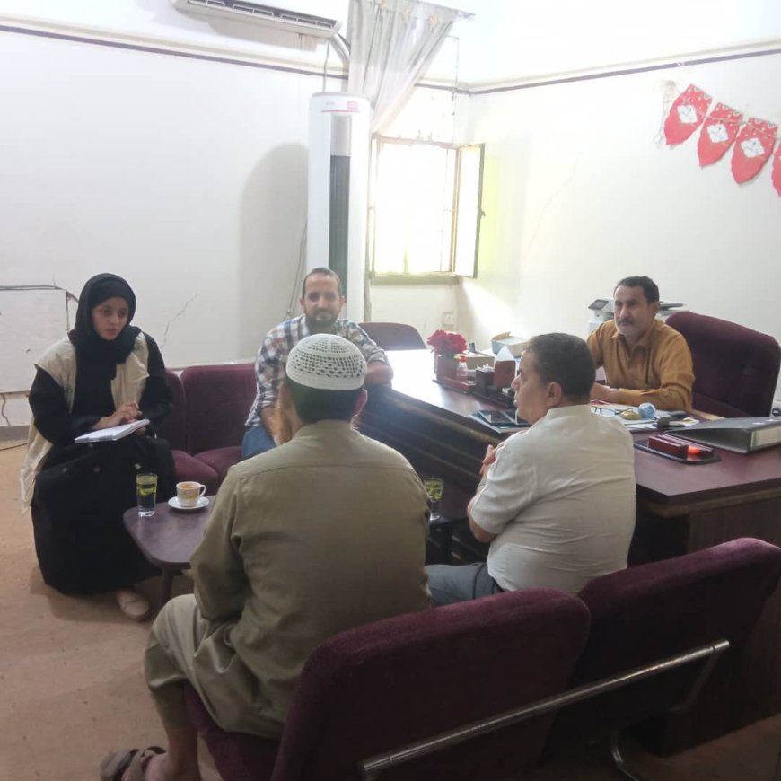 مدير عام مستشفى الأمراض النفسية يلتقي مدير مؤسسة يمان