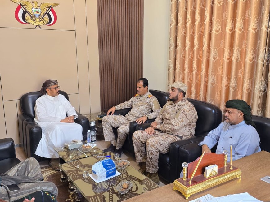 التميمي مدير عام مصلحة شؤون القبائل يبحث مع رئيس عمليات المنطقة العسكرية الأولى سبل التنسيق والتعاون المشترك