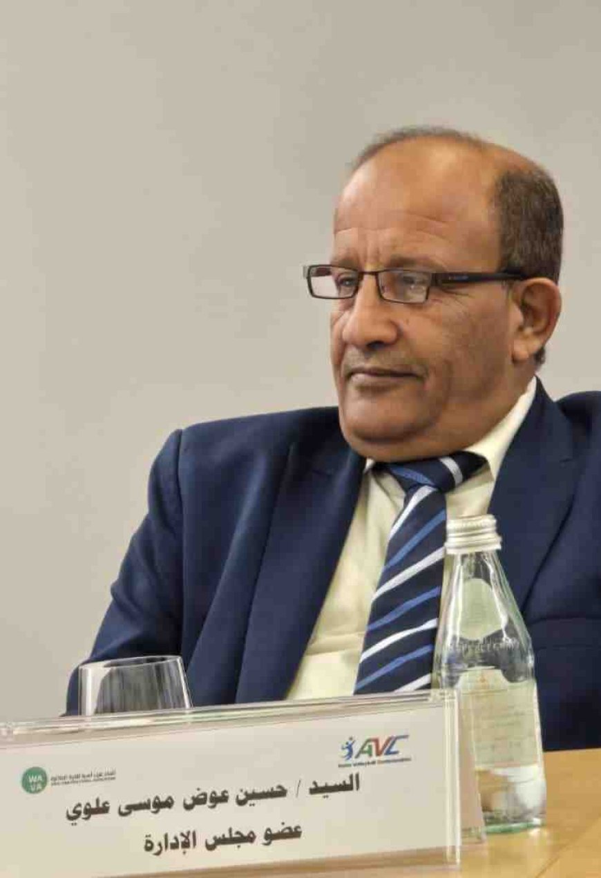 رئيس الاتحاد العام للكرة الطائرة يعزي آل الصغير و آل غرامة في وفاة (زوجة) المرحوم الشيخ حسين أحمد الصغير