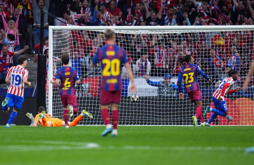 اقتلاع برشلونة من دوري الأبطال على يد أتلتيكو مدريد رغم الفوز في الإياب