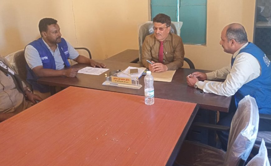 مدير عام مديرية الروضة يلتقي منسق المنظمة الدولية للهجرة لتدشين الجولة 41 من تقييم المنطقة الفرعية