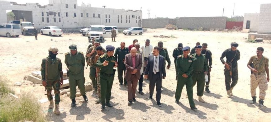 مدير عام أمن أبين يستقبل رئيس مصلحة التأهيل والاصلاح بوزارة الداخلية