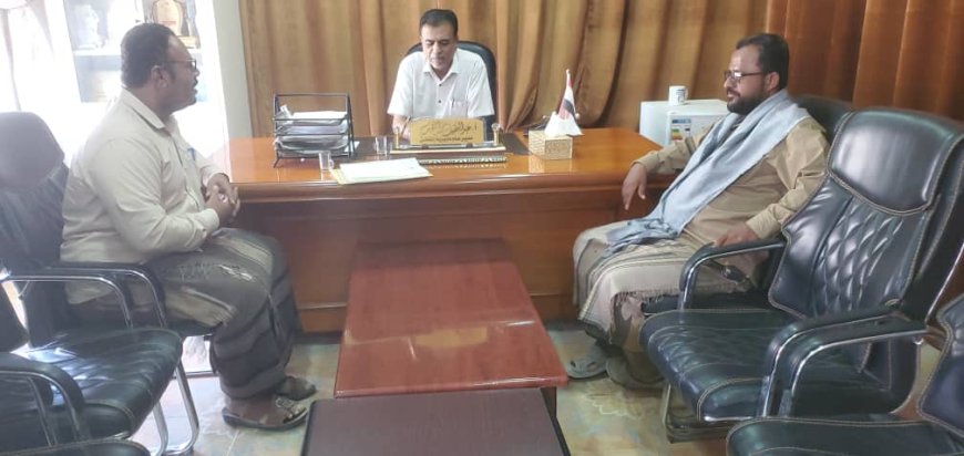 مدير عام مديرية القطن يلتقي فريق إحصاء و حصر النازحين