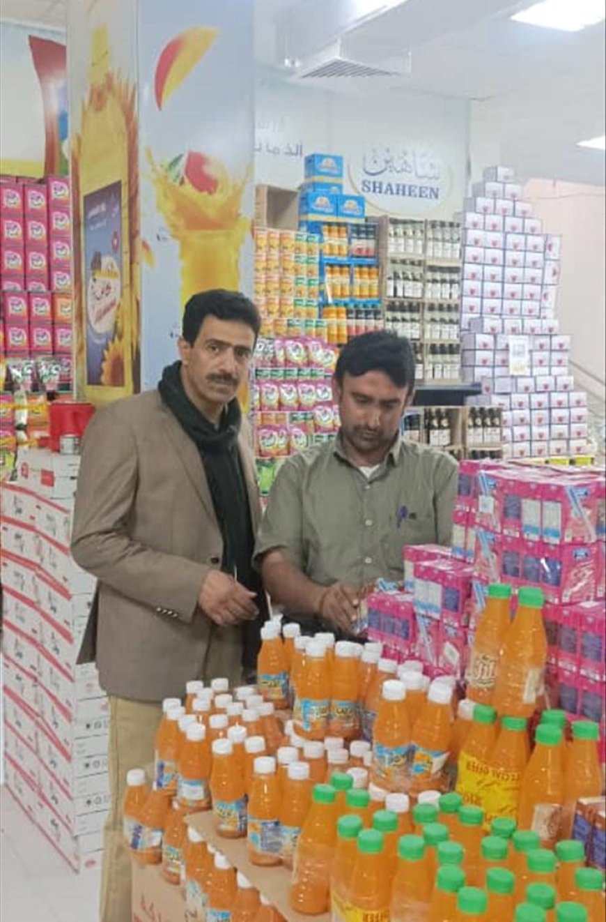 بتوجيهات المحافظ ابن الوزير.. مكتب الصناعة بشبوة ينفذ نزولًا ميدانيًا مفاجئًا بأسواق عتق