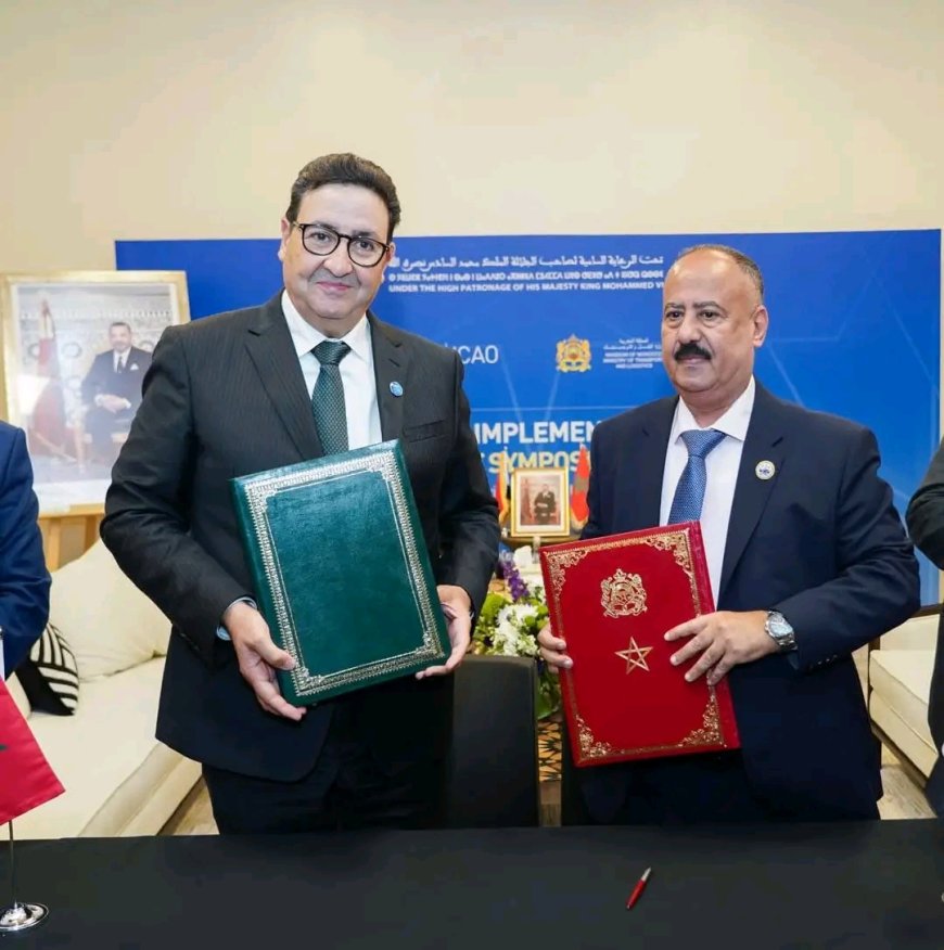 اليمن والمغرب يوقعان اتفاقية تعاون تقني شاملة في مجال الطيران المدني
