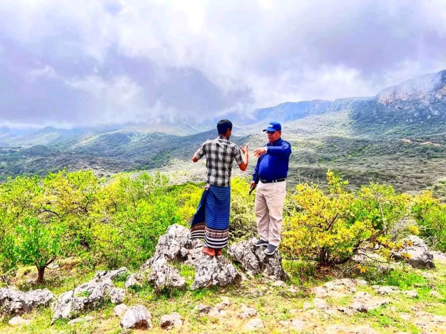 المستشار الفني لوزارة الزراعة يزور محمية حوف ويبحث مع السلطة المحلية القضايا البيئية والتنوع البيولوجي للحفاظ على المصادر الوراثية والتنموية