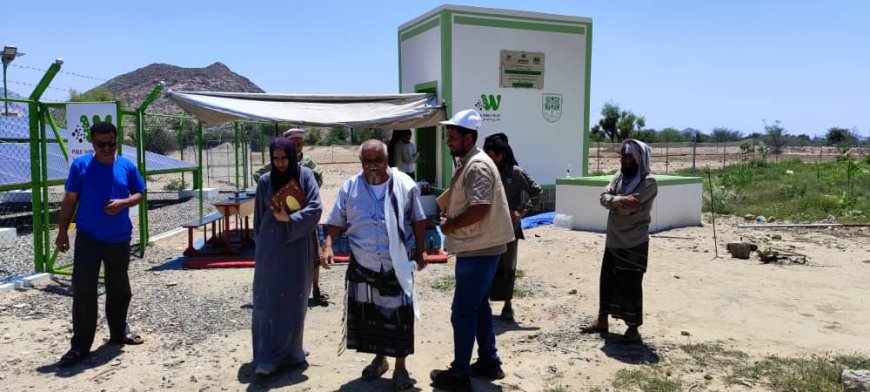 تأهيل مشروع مياه بئر النخعي في دثينة بلودر بتكلفة 95 ألف دولار