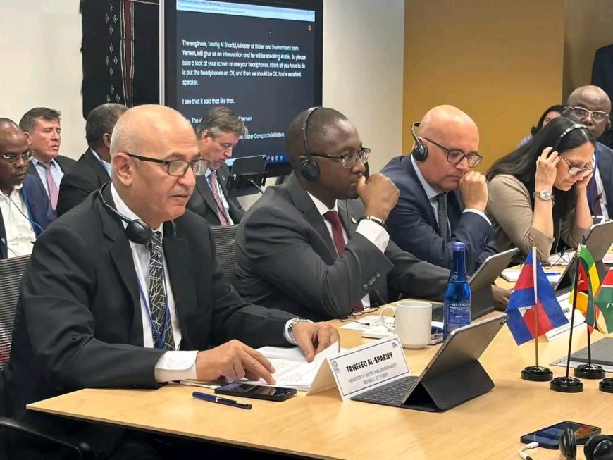 الشرجبي يؤكد أهمية اتفاقيات المياه كإطار استراتيجي لتحقيق الاستدامة في قطاع المياه